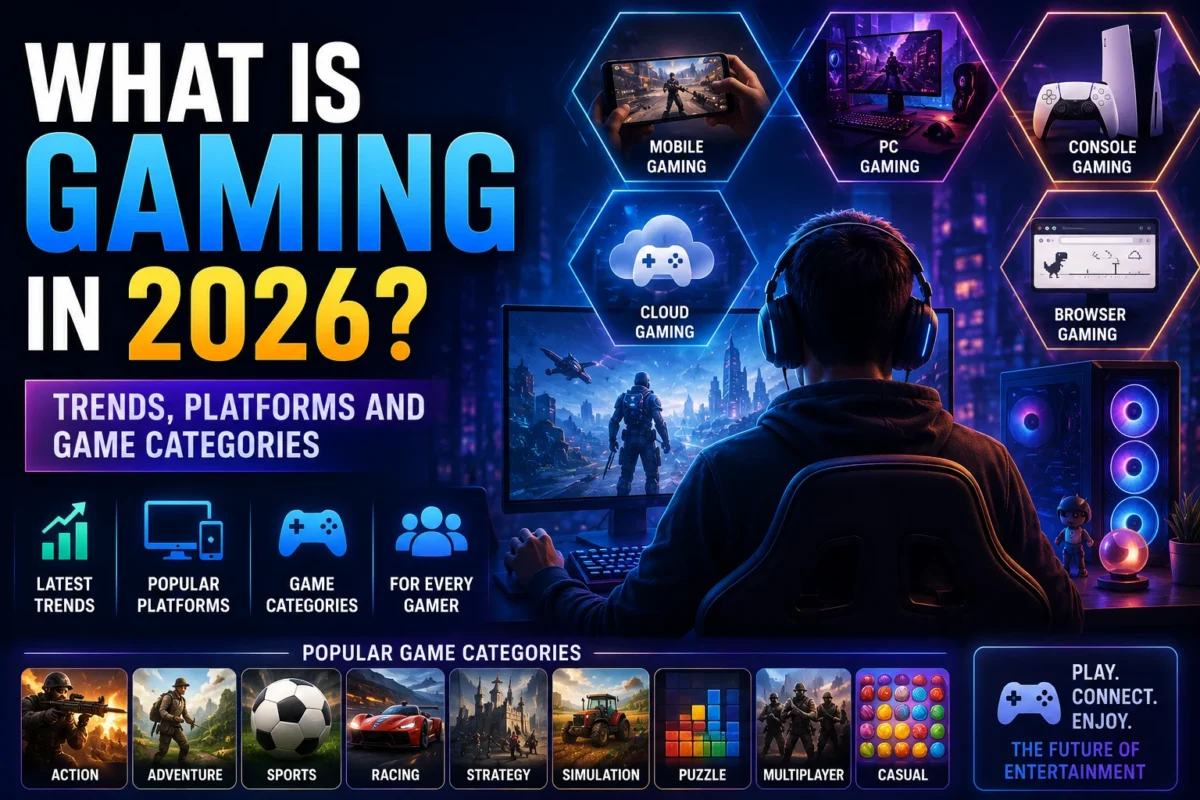 What Is Gaming in 2026 Trends, Platforms and Game Categories Explained