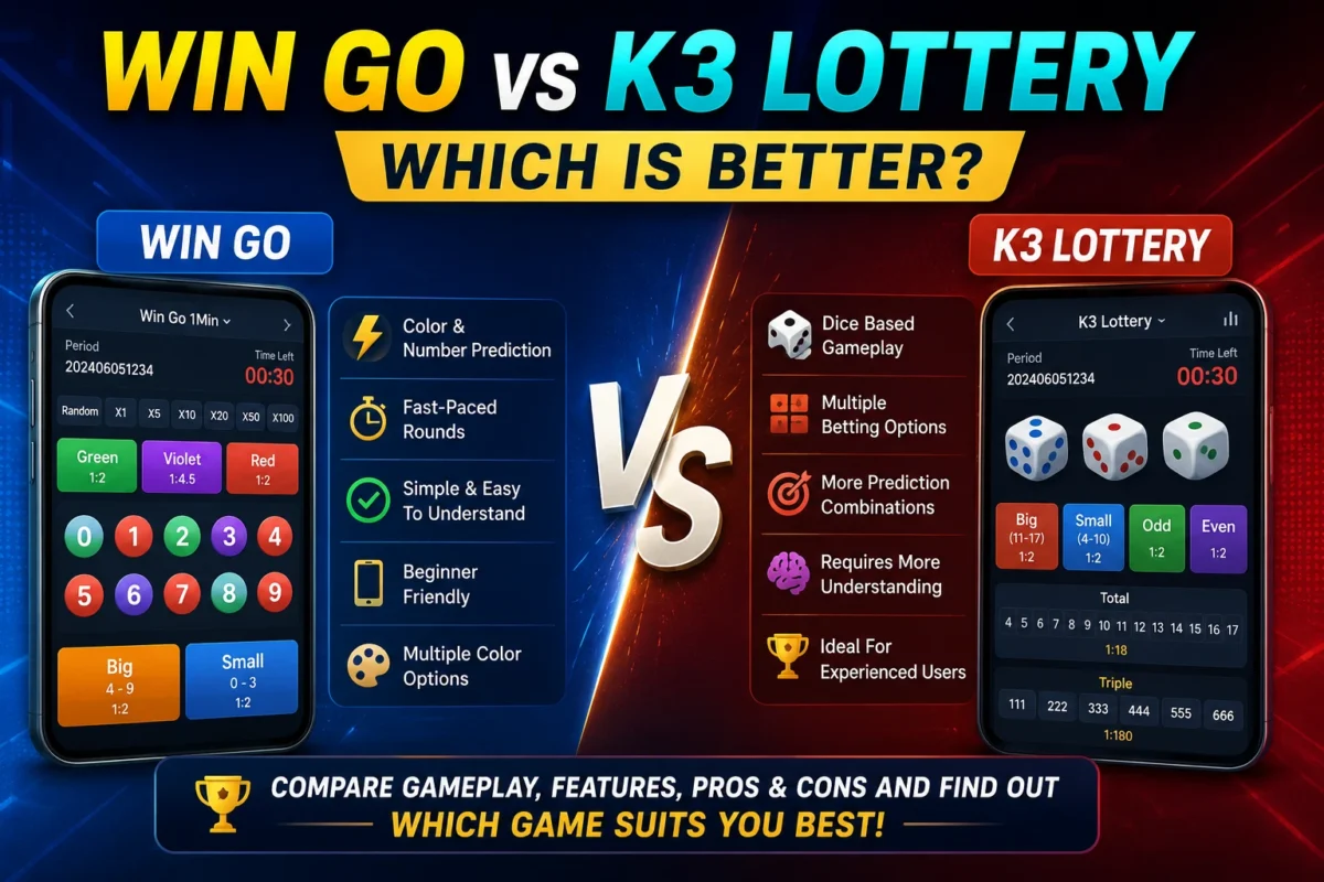 Win Go vs K3 Lottery which is better